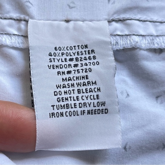 BKE Standart Fit Button Up Shirt Men’s Size L Long Sleeves White Black Western - Picture 9 of 9